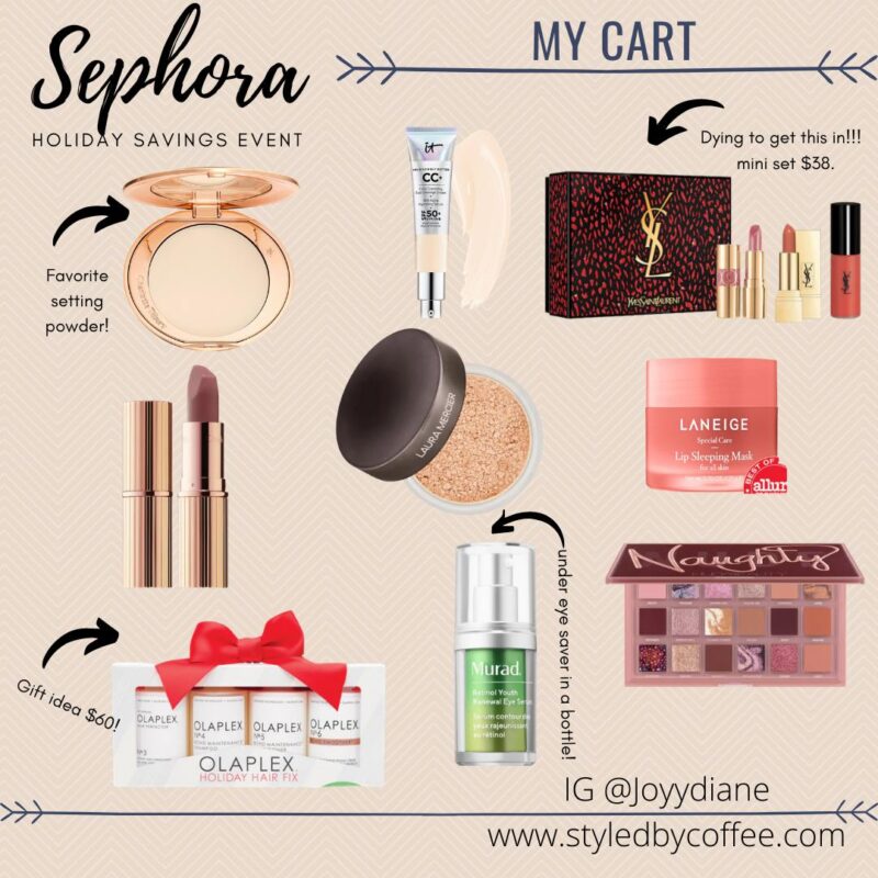 Sephora Holiday Savings Event – Styled By Coffee